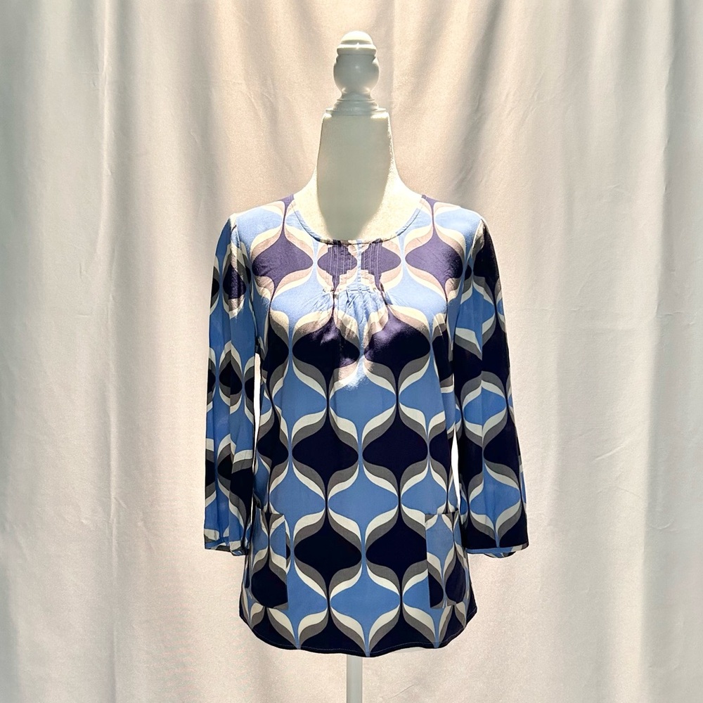 Boden Printed Pocket Top Size US4